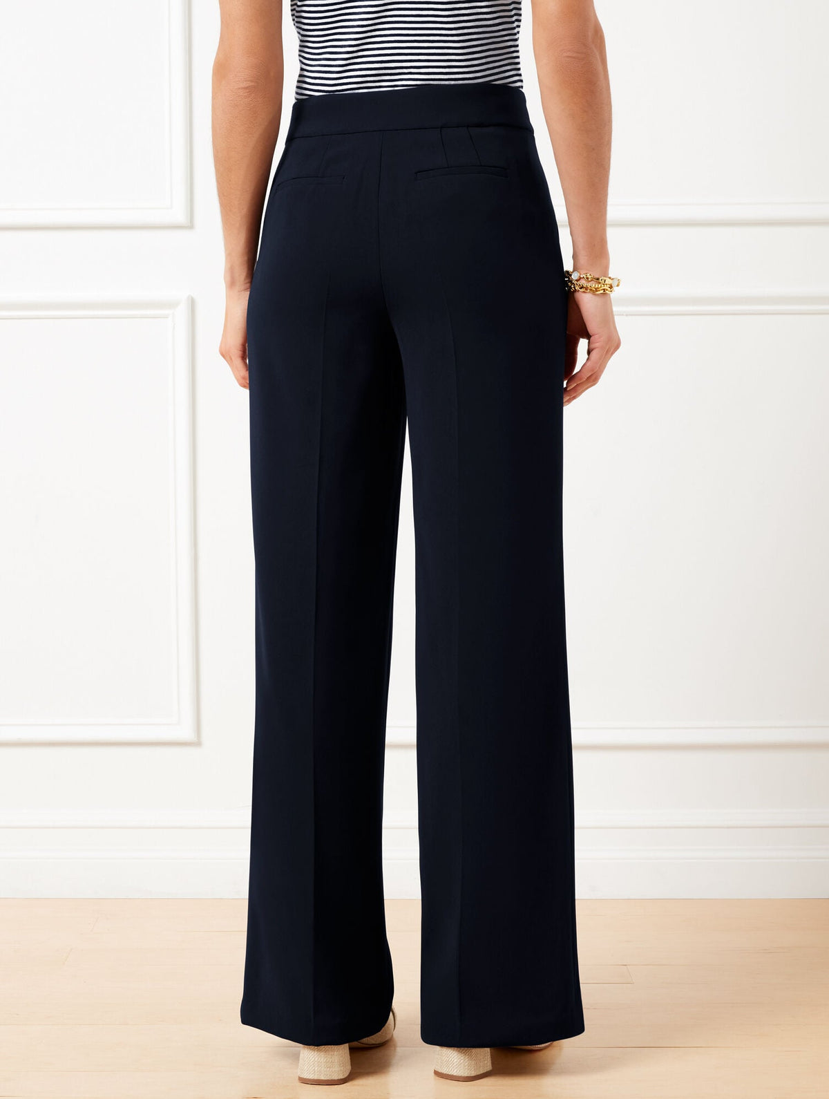 EASY TRAVEL WIDE LEG PANTS