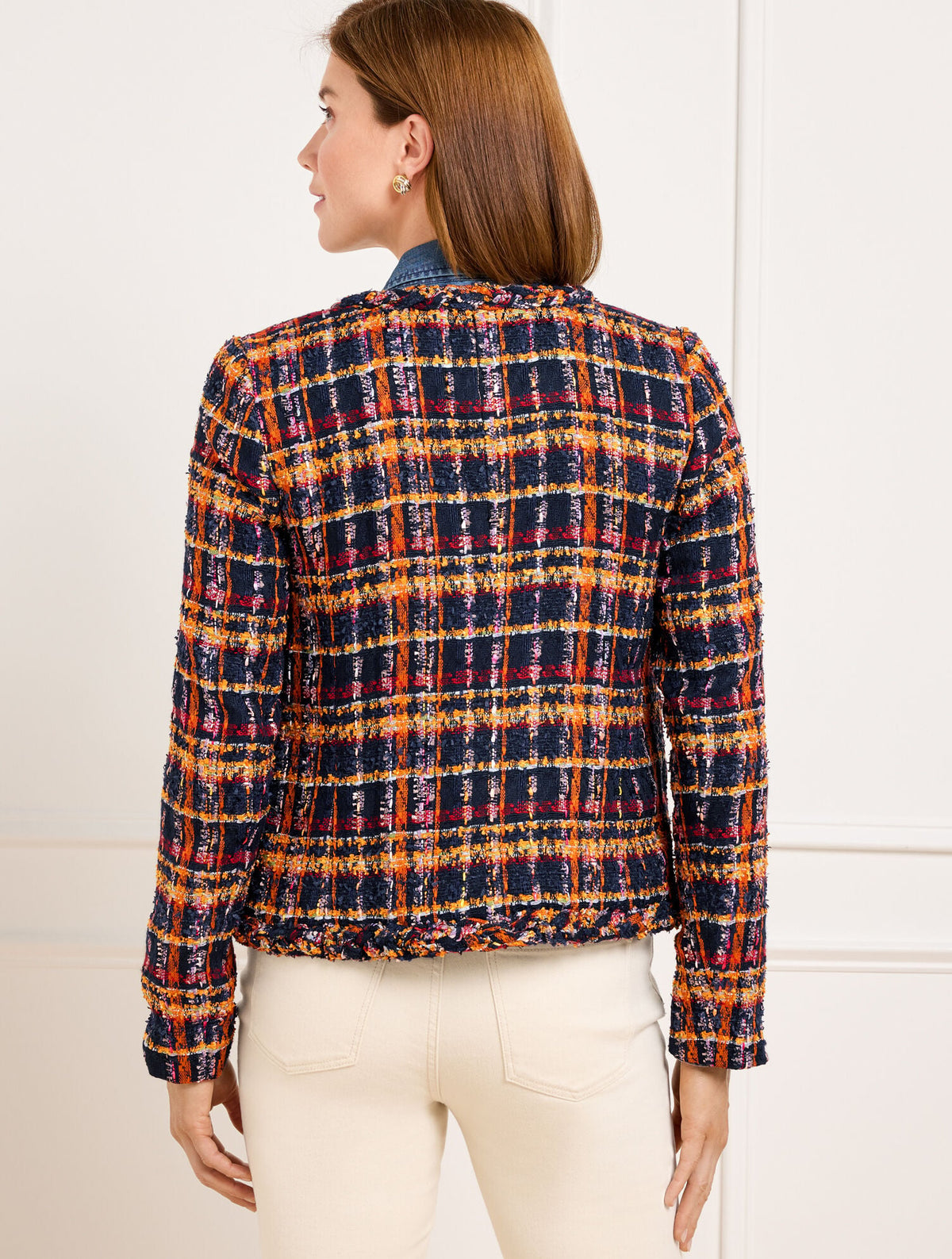 TWEED JACKET - SUNFLOWER PLAID