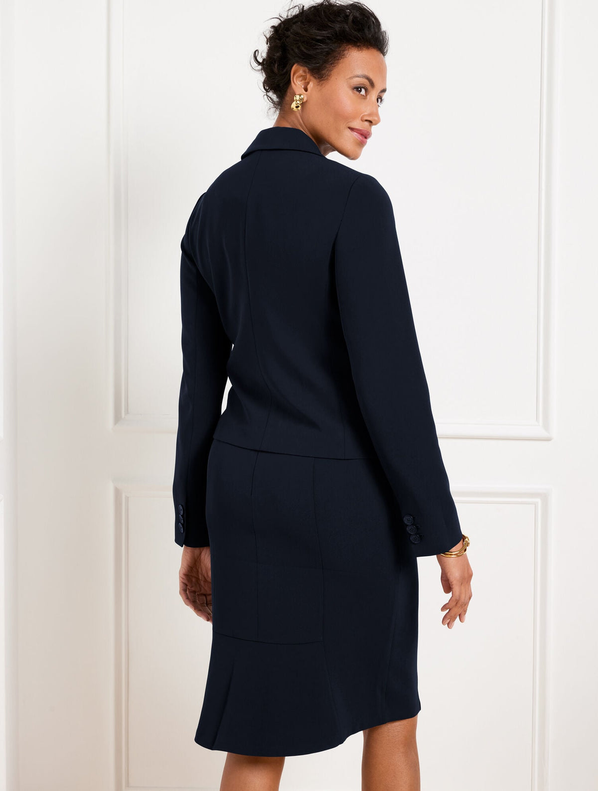 EASY TRAVEL CROPPED BLAZER