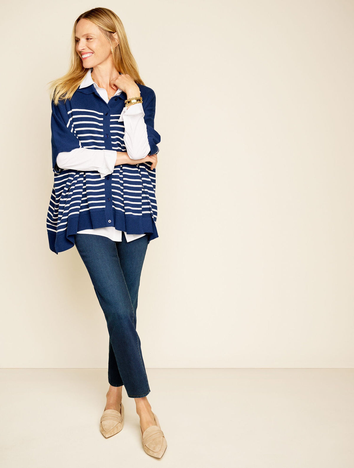 PLUS EXCLUSIVE POLO PONCHO
