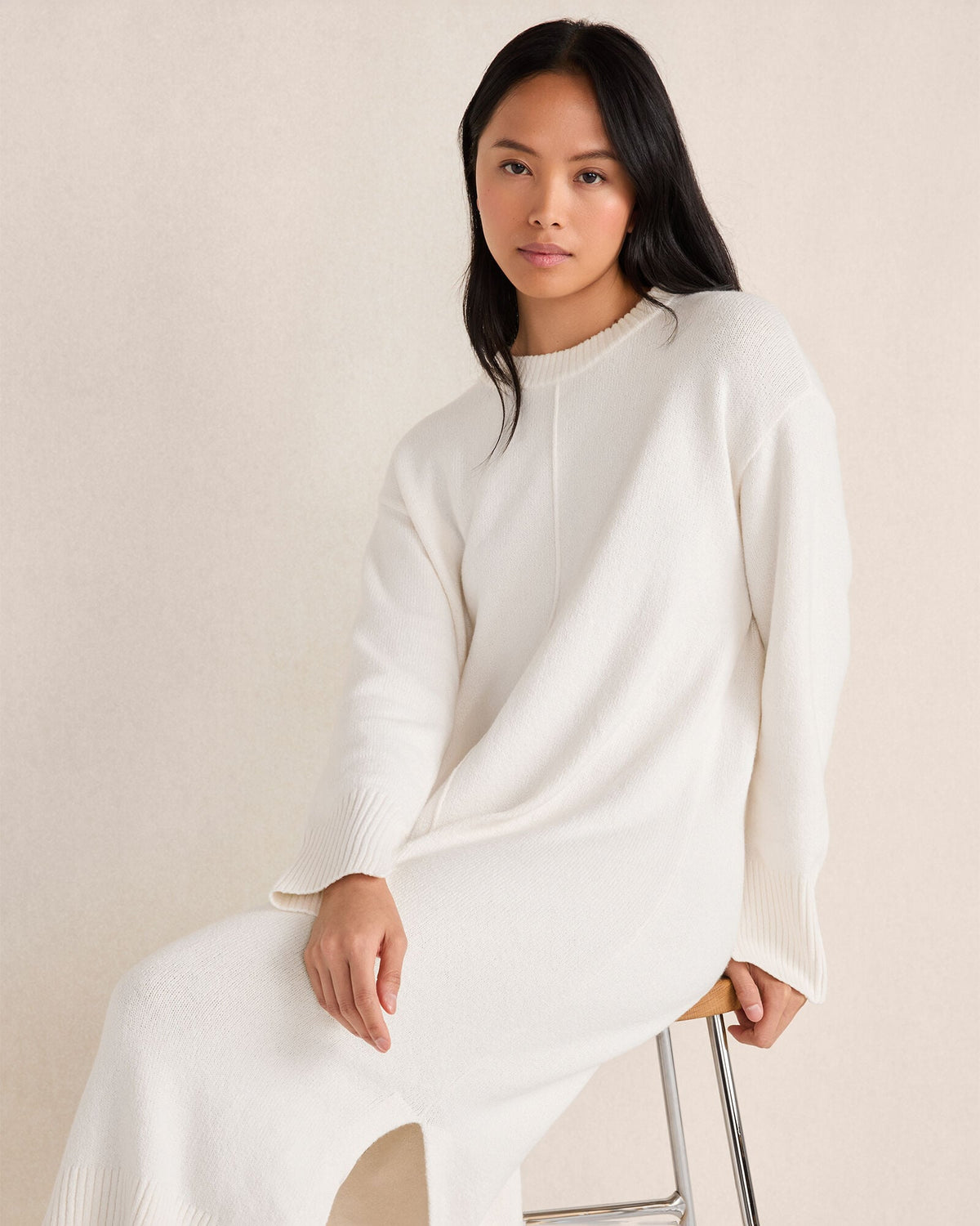ORGANIC COTTON MIDI DRESS