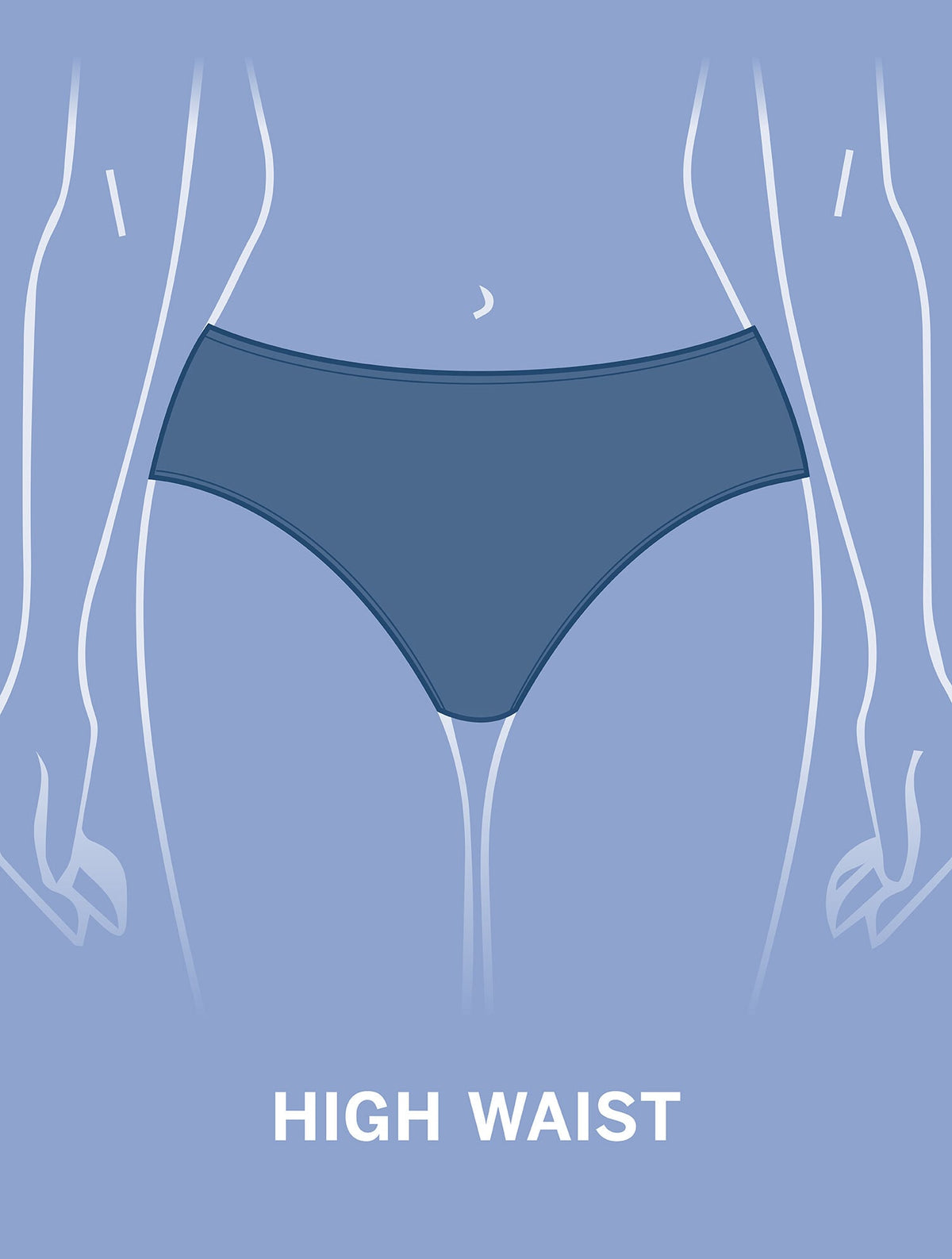 AQUA CLUB HIGH WAIST SWIM BOTTOM - IBIZA TILE