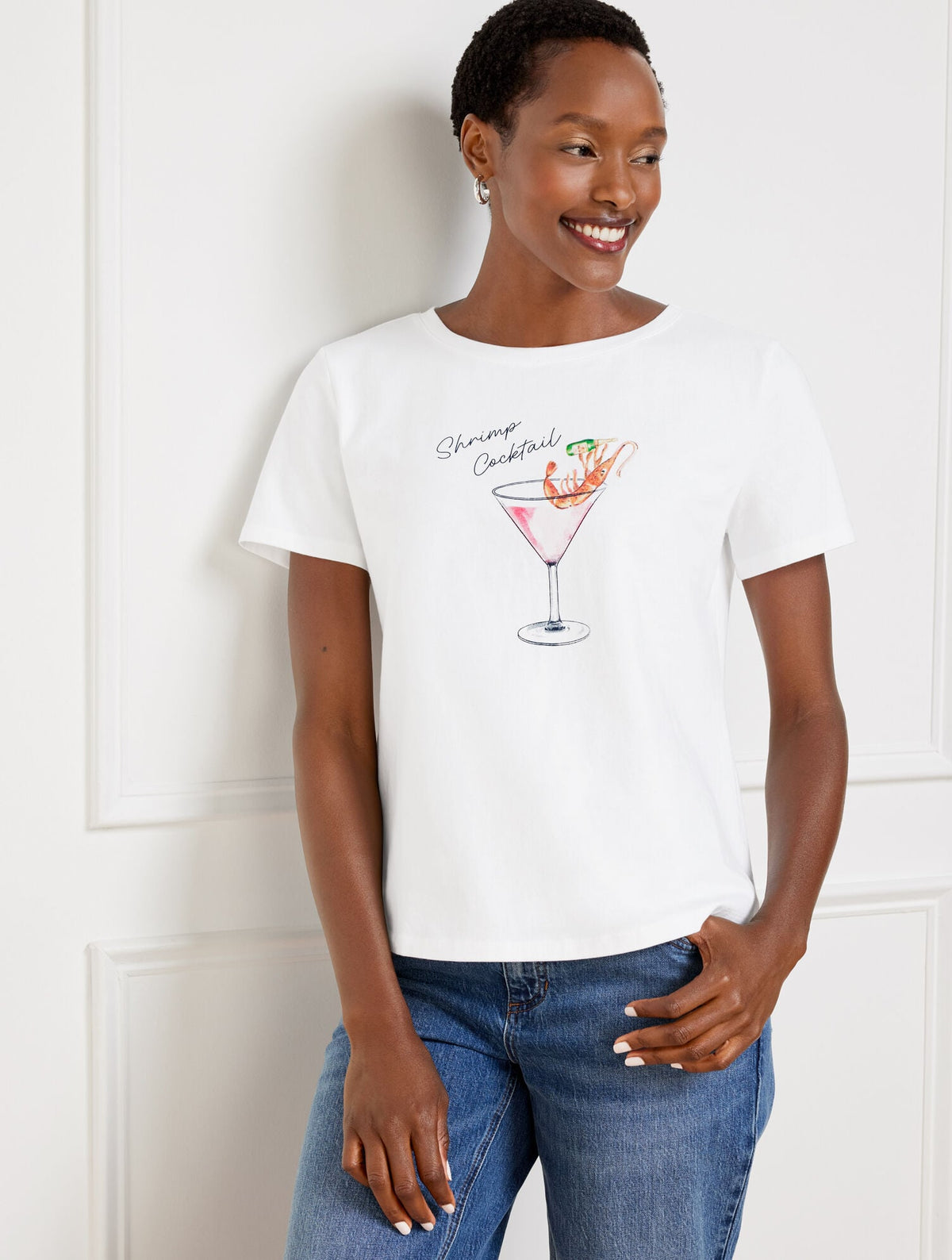 CREWNECK TEE - SHRIMP COCKTAIL