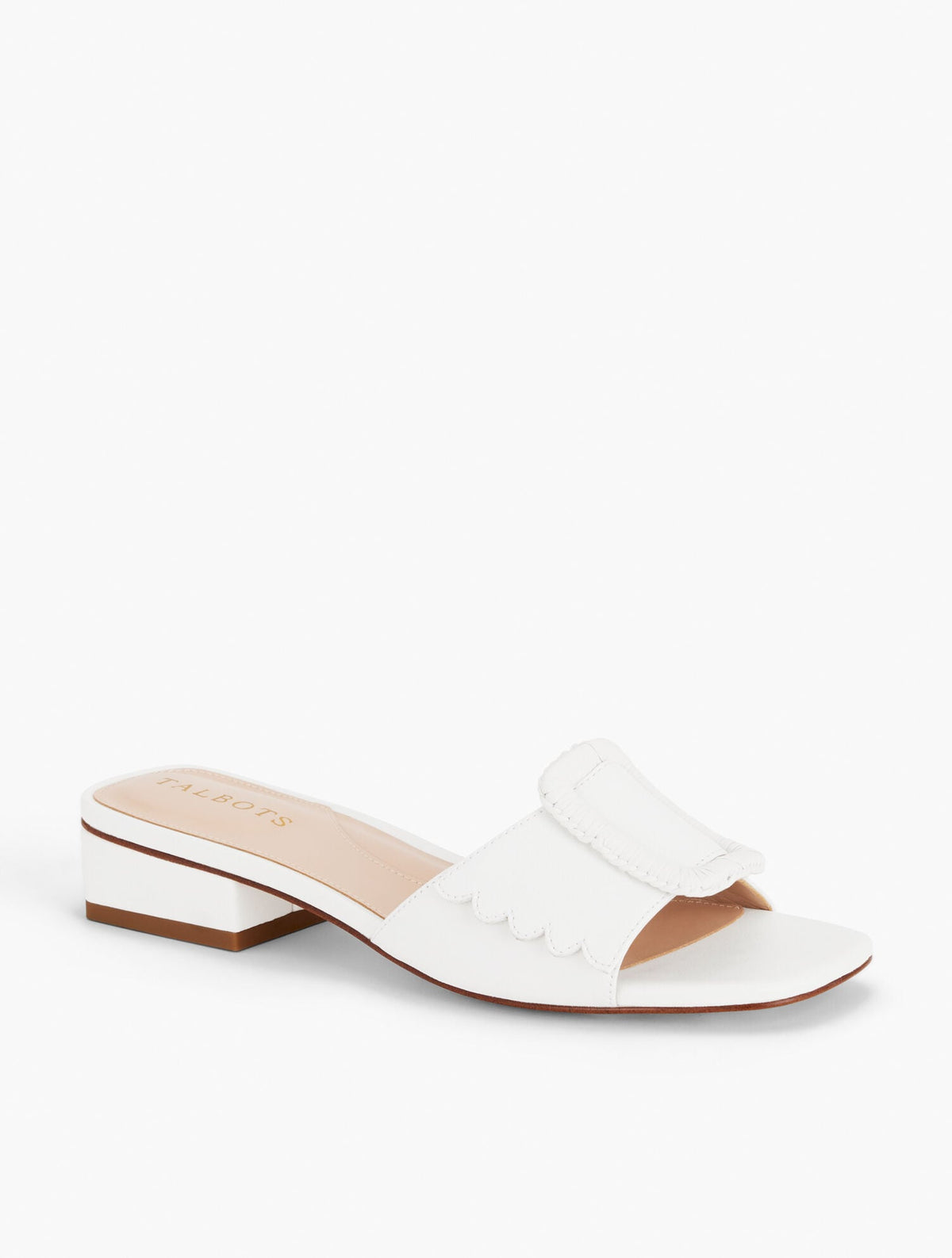 VIV BUCKLE SOFT NAPPA SLIDES