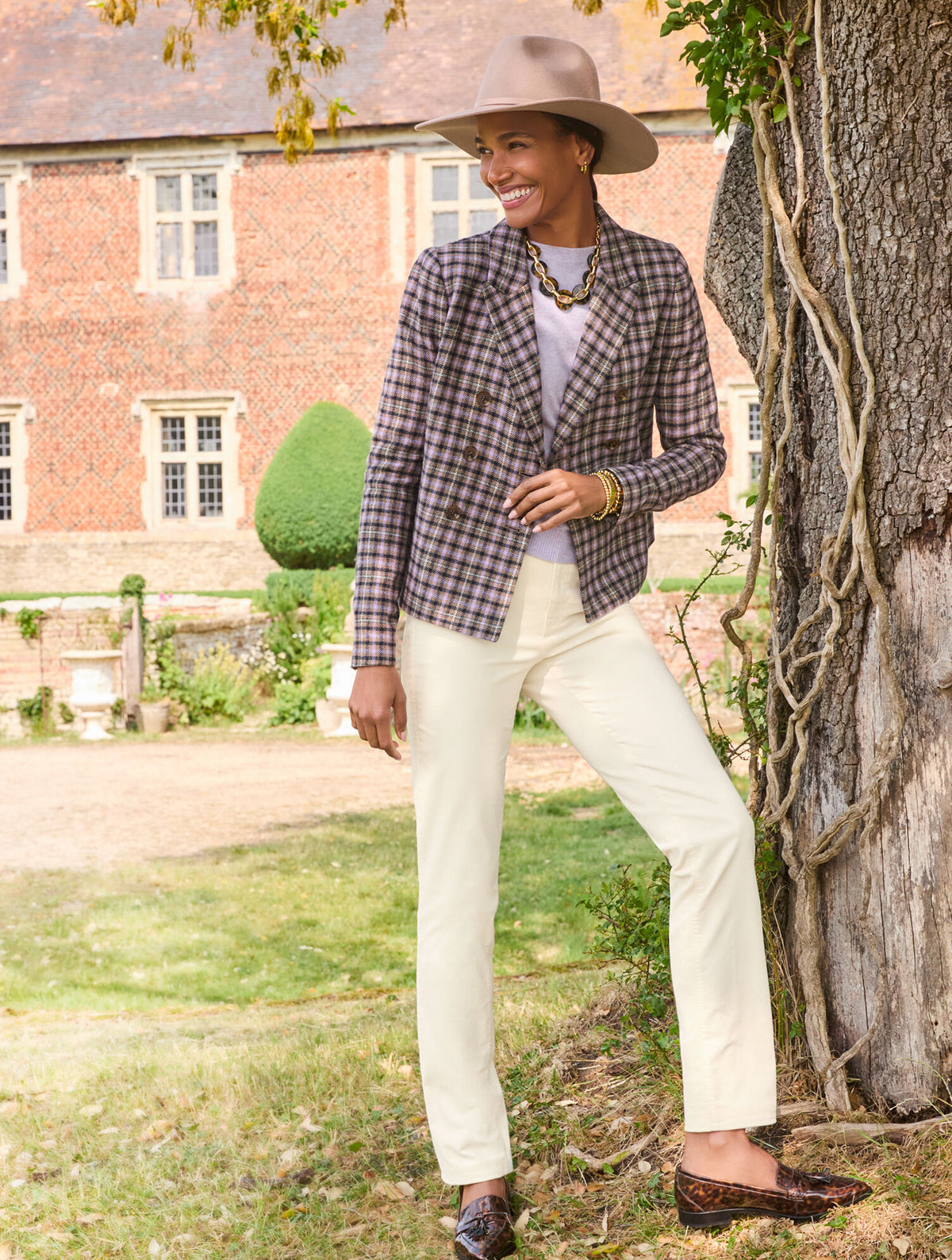 PEMBERLEY PLAID JACKET