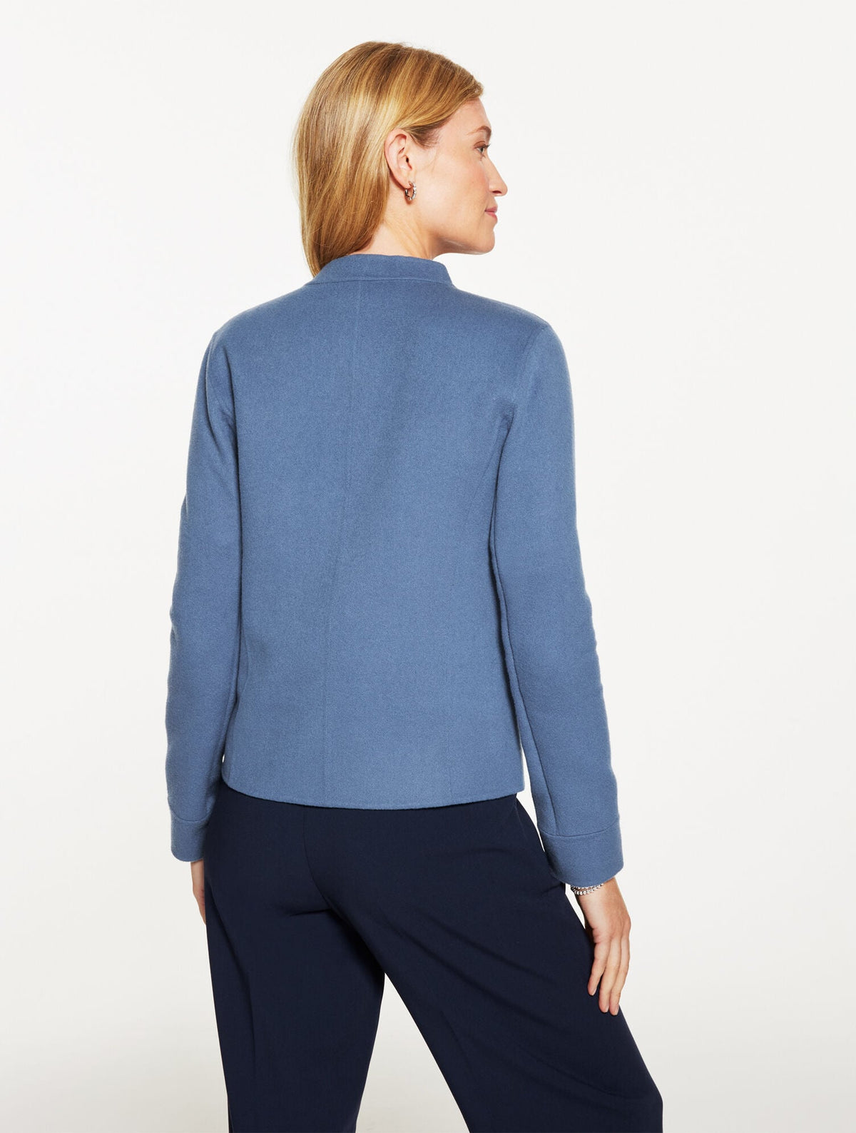 DOUBLE FACE WOOL BLEND JACKET