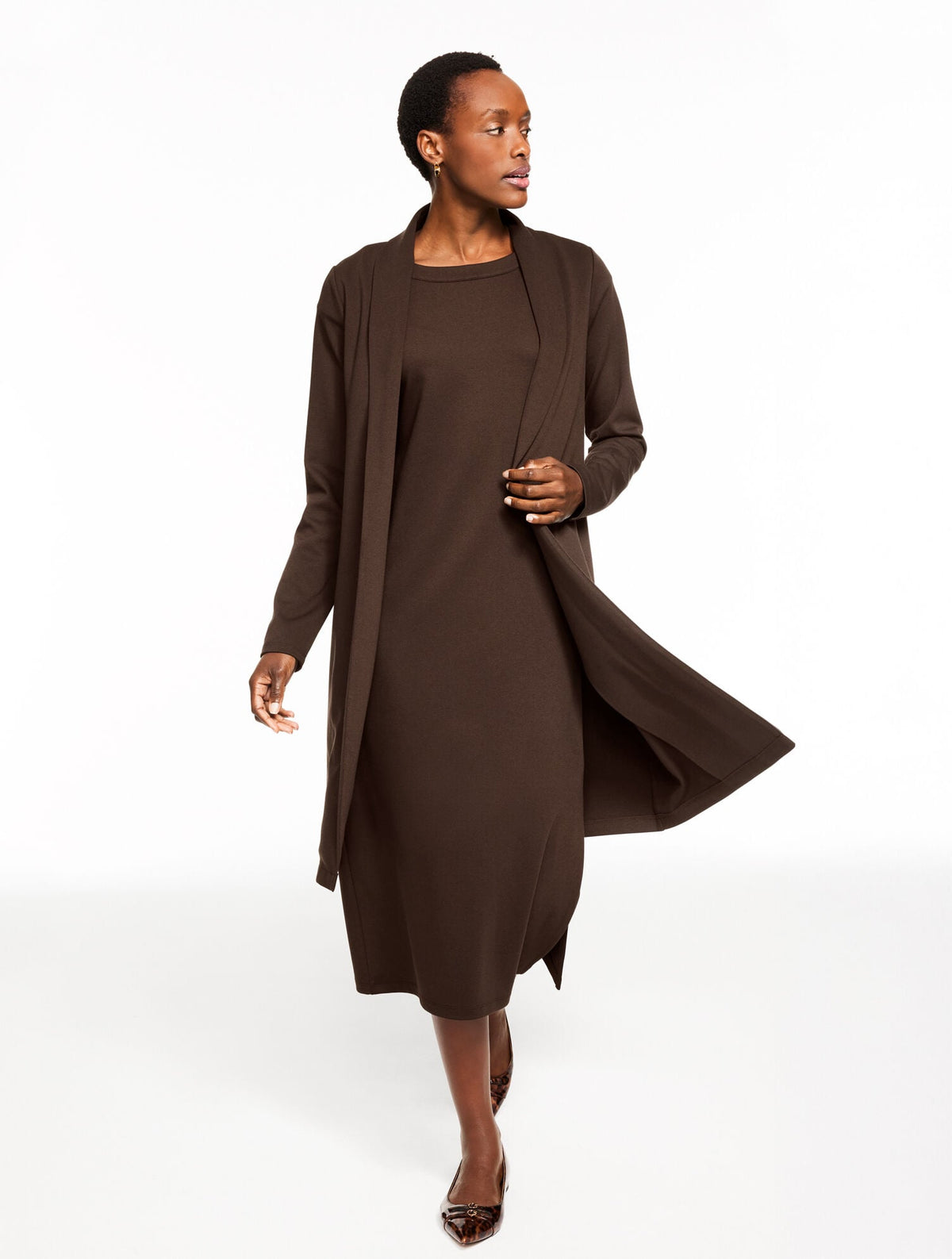 PASSPORT PONTE DUSTER CARDIGAN