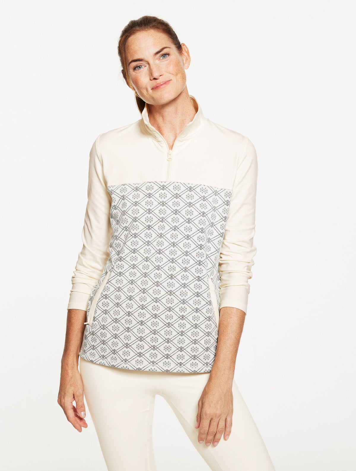 HALF-ZIP PULLOVER - ALPINE JACQUARD