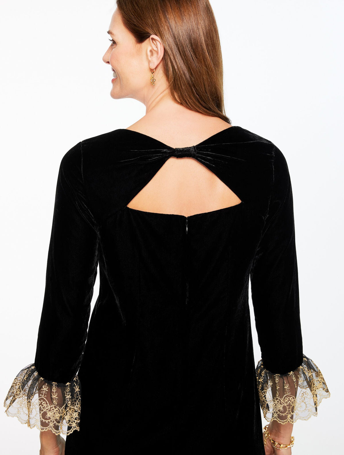 VELVET SHIFT DRESS