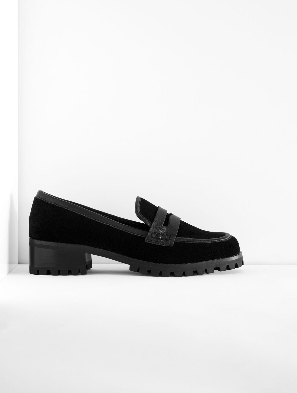 GIANNA VELVET PENNY LOAFERS