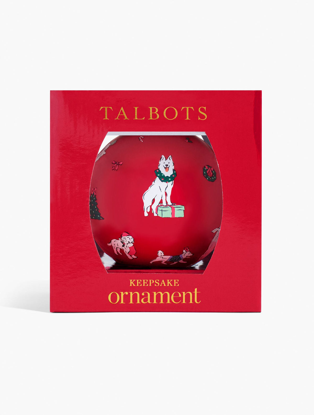 CHRISTMAS DOG ORNAMENT