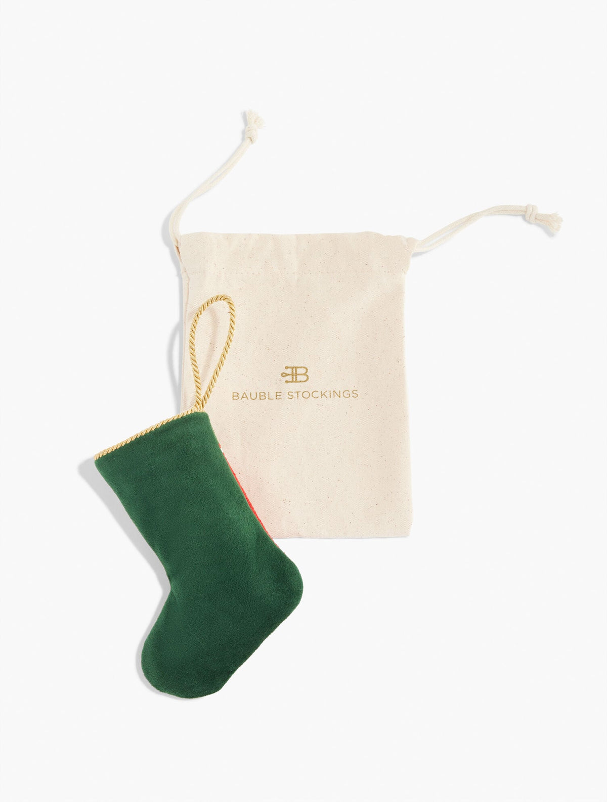 BAUBLE STOCKINGS® FOR TALBOTS DOG