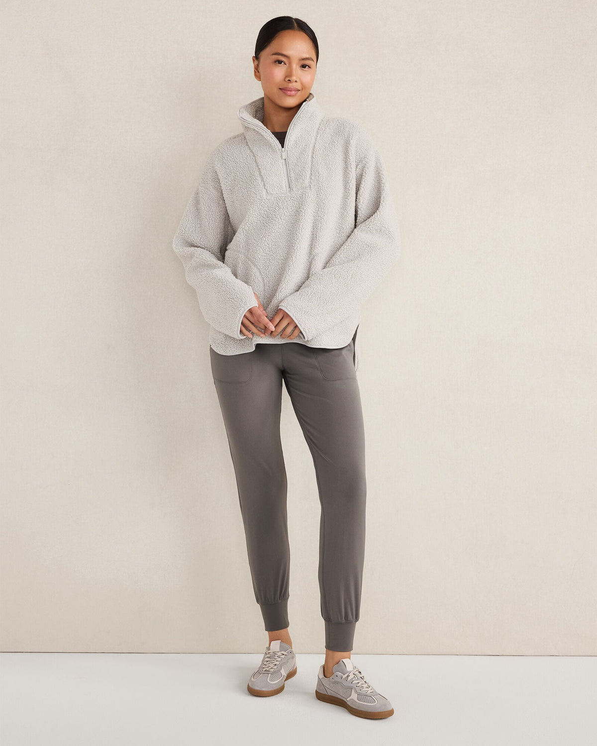 SHERPA HALF-ZIP MOCKNECK PULLOVER
