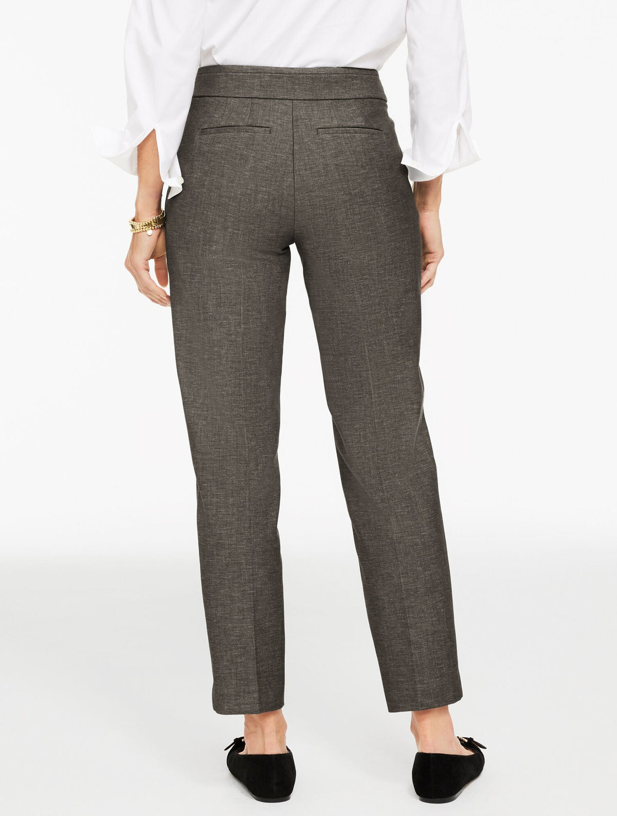 SLIM STRAIGHT ANKLE PANTS
