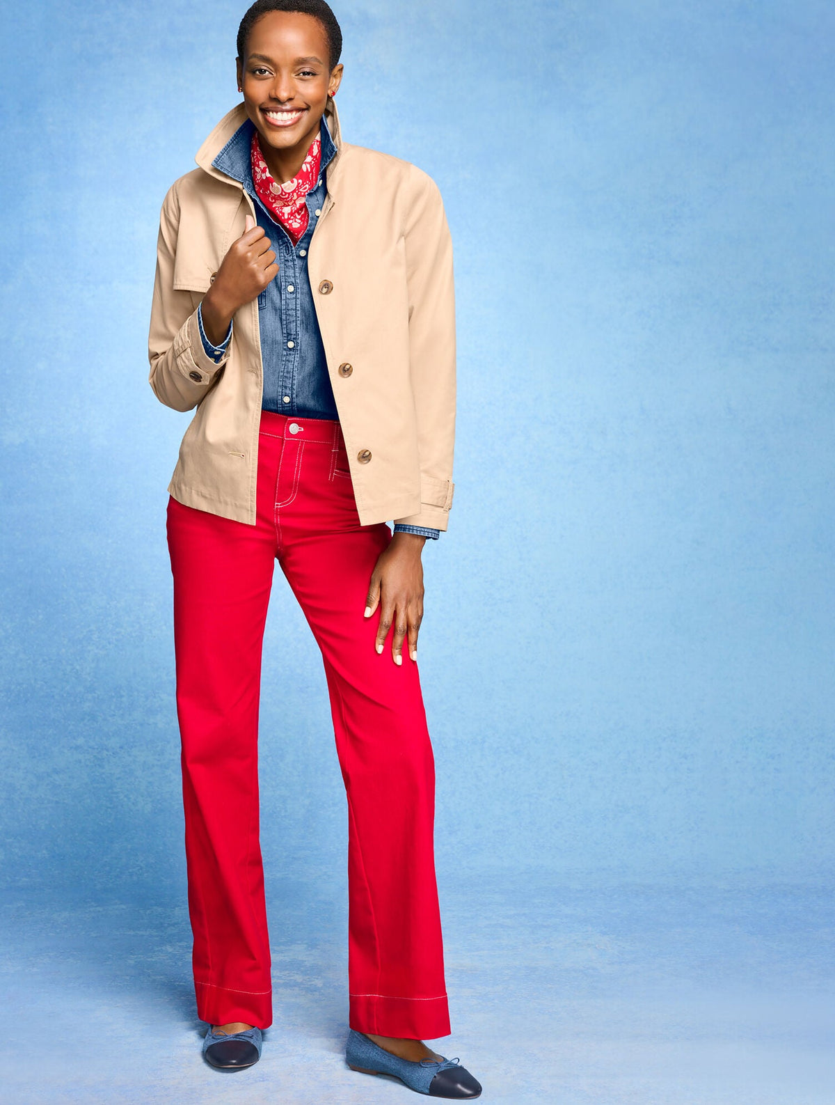 FRESH POPLIN TRENCH COAT