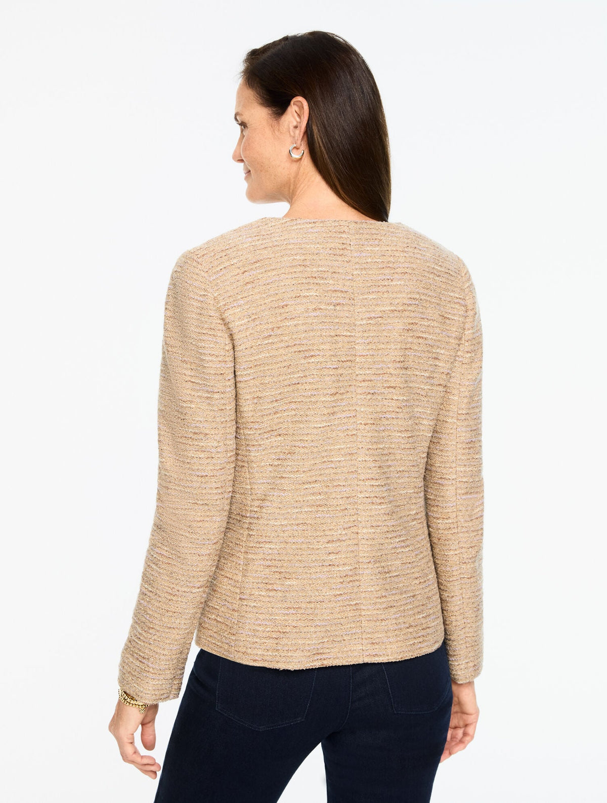 TWEED KNIT LADY JACKET
