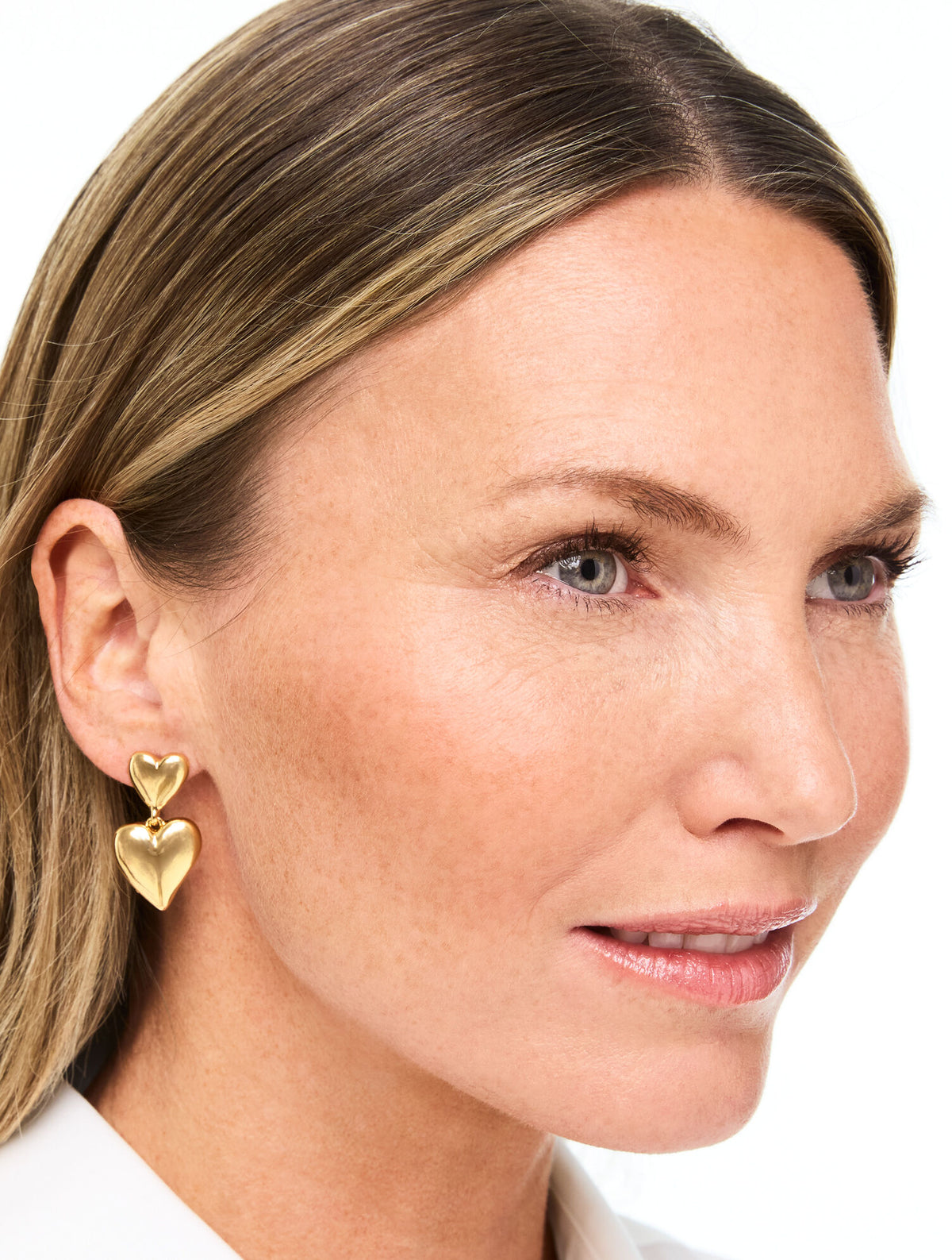 SOFT HEARTS DROP EARRINGS