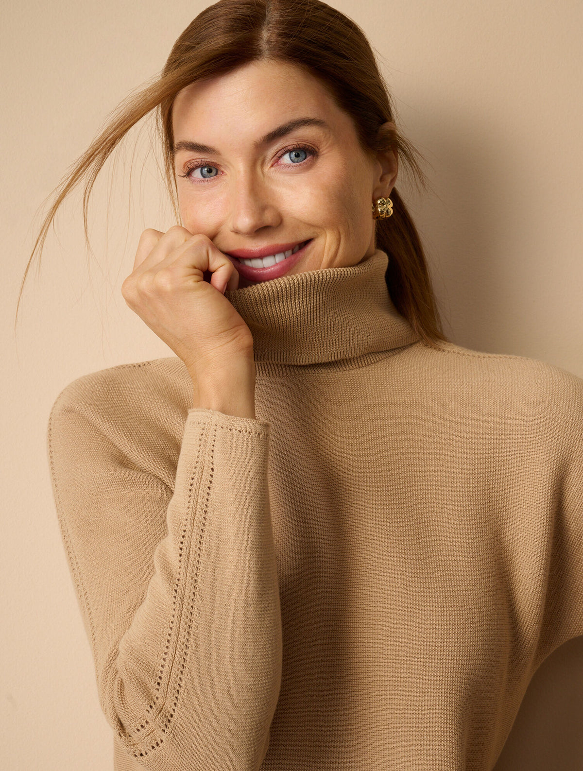 CLOVER FRONT BACK EARRINGS