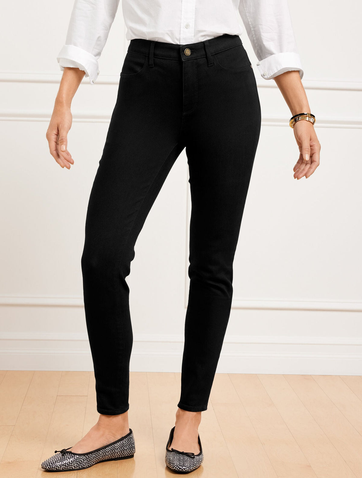 JEGGINGS - BLACK - CURVY FIT
