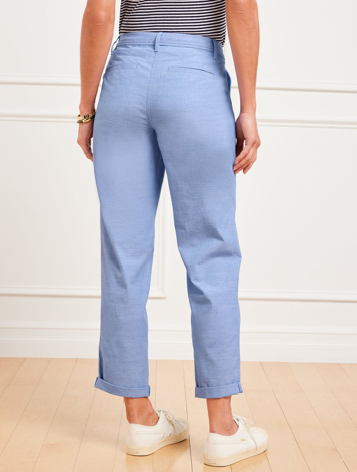 RELAXED CHINOS - NEWPORT CHAMBRAY