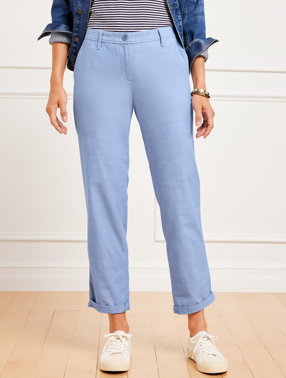 RELAXED CHINOS - NEWPORT CHAMBRAY