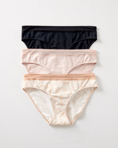 COTTON BIKINI 3-PACK