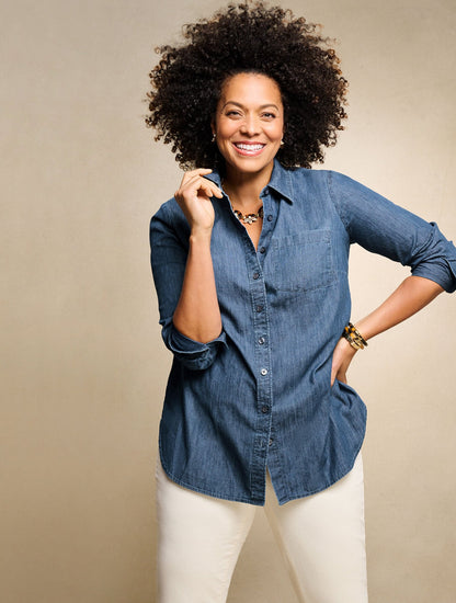 BOYFRIEND SHIRT - DENIM