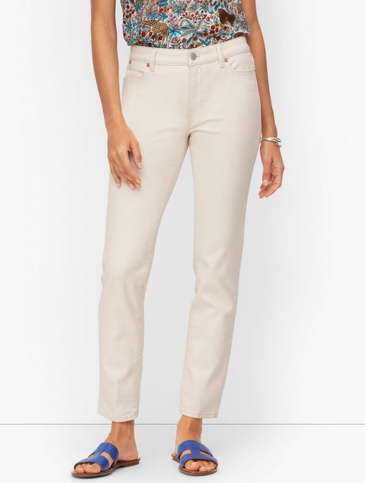 SLIM ANKLE JEANS - NATURAL