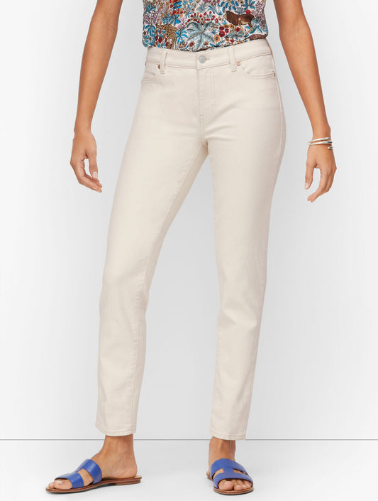 SLIM ANKLE JEANS - NATURAL - CURVY FIT