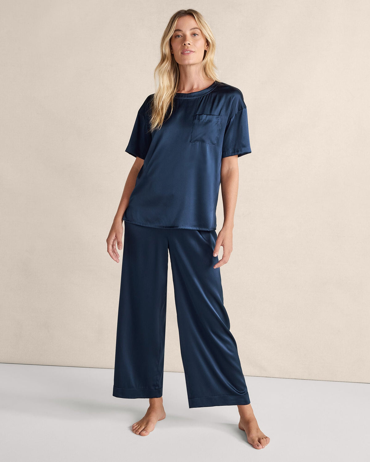 WASHABLE SILK SLEEP TOP