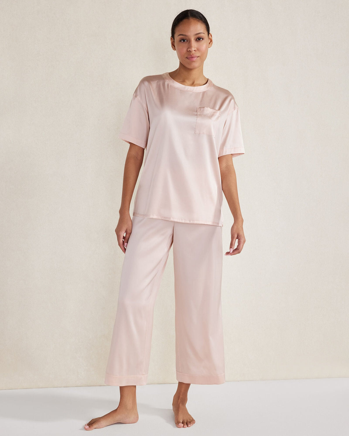 WASHABLE SILK SLEEP TOP