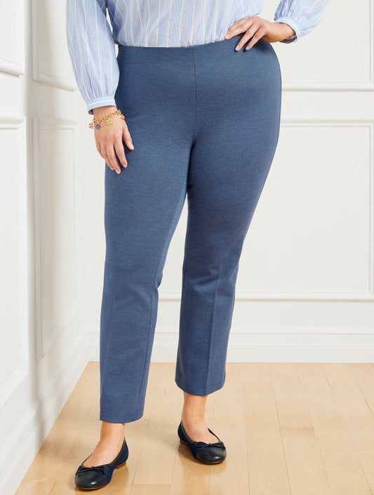 TALBOTS MONTAUK PANTS - DENIM HEATHER