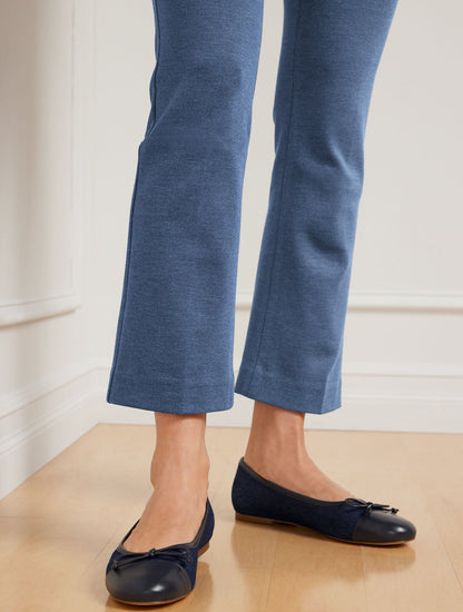 TALBOTS MONTAUK PANTS - DENIM HEATHER
