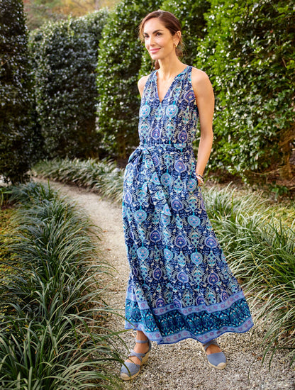 MAXI DRESS - FLORET MEDALLION
