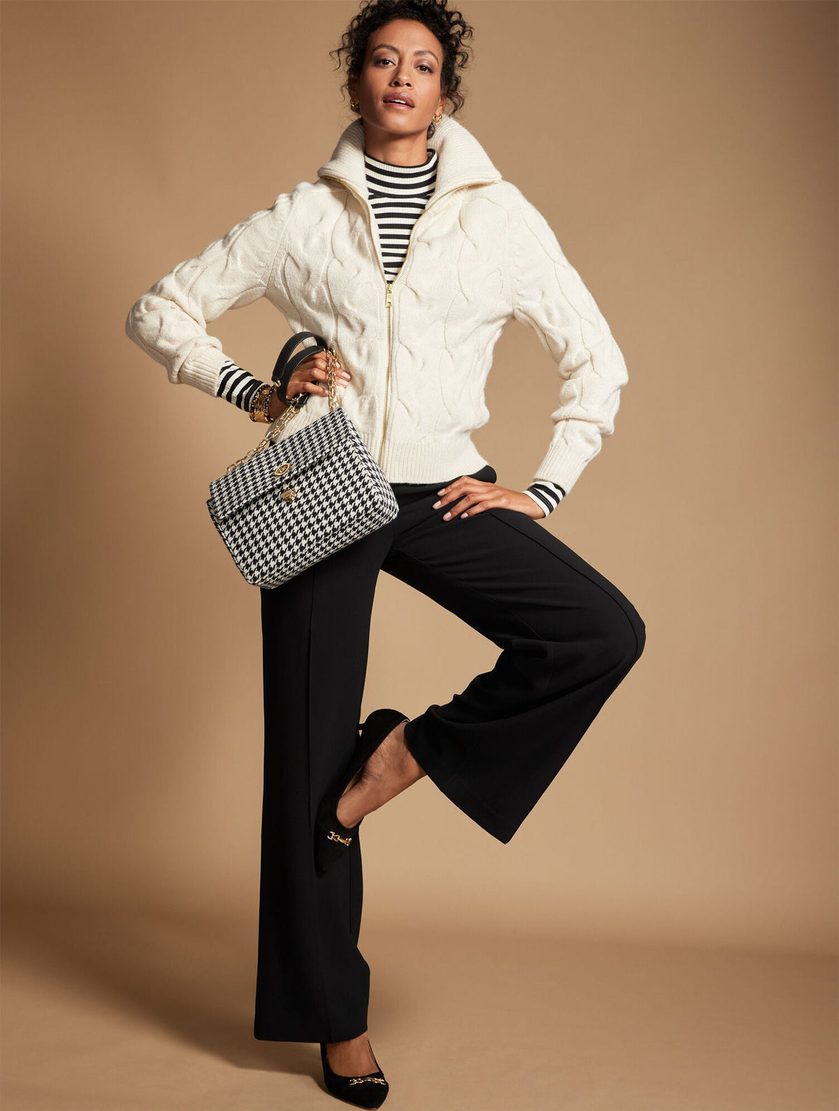 EASY TRAVEL WIDE LEG PANTS