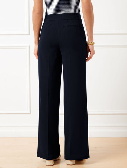 EASY TRAVEL WIDE LEG PANTS