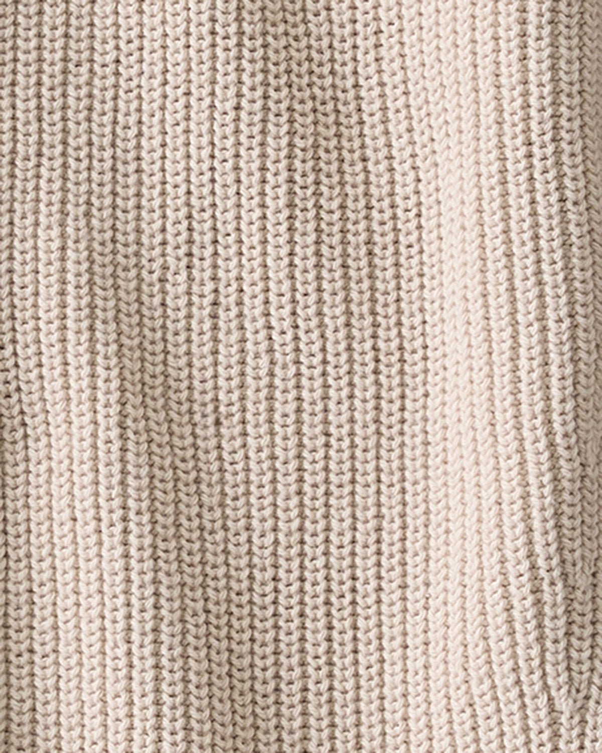 ORGANIC COTTON SHAKER STITCH CARDIGAN