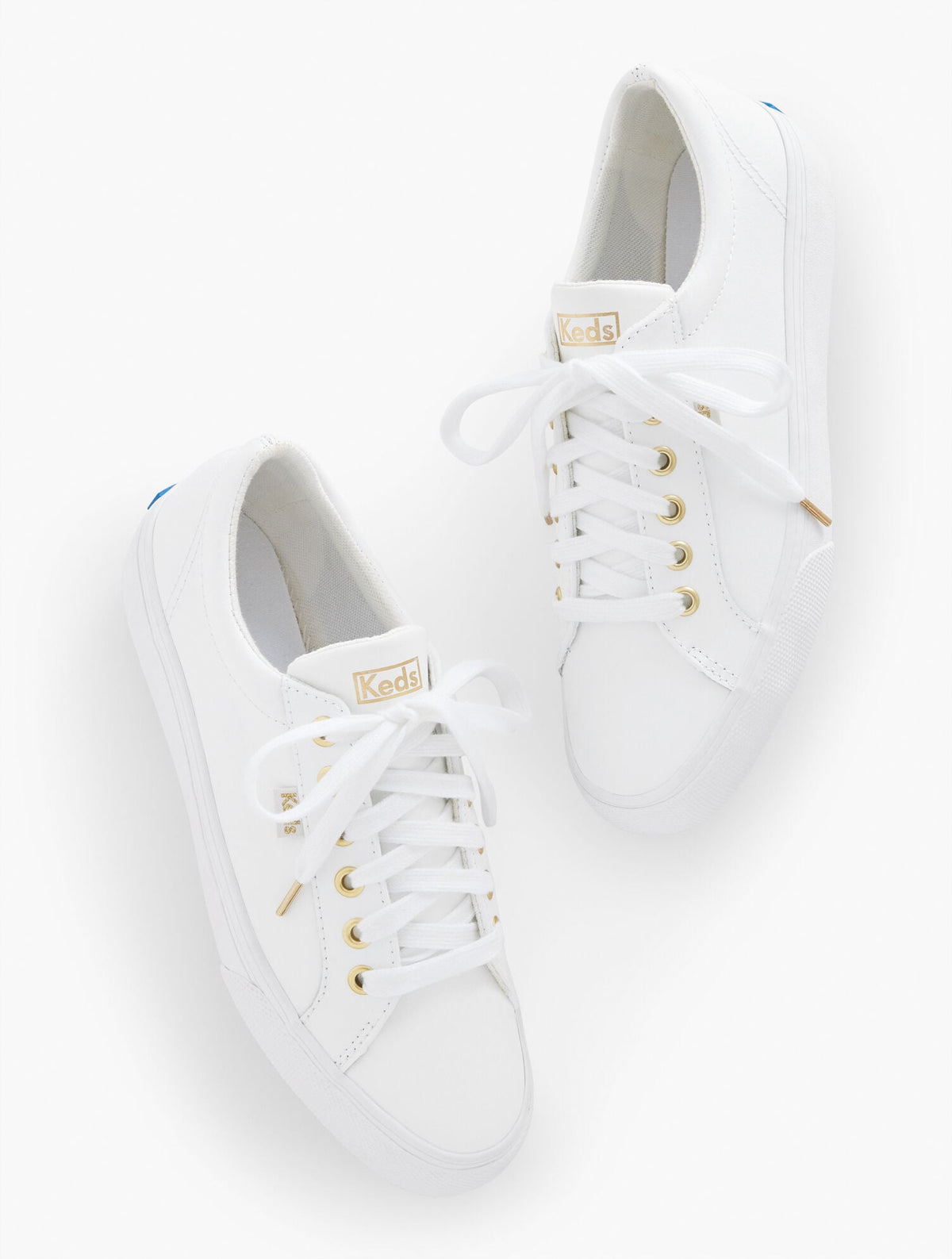 KEDS® JUMP KICK LEATHER SNEAKERS