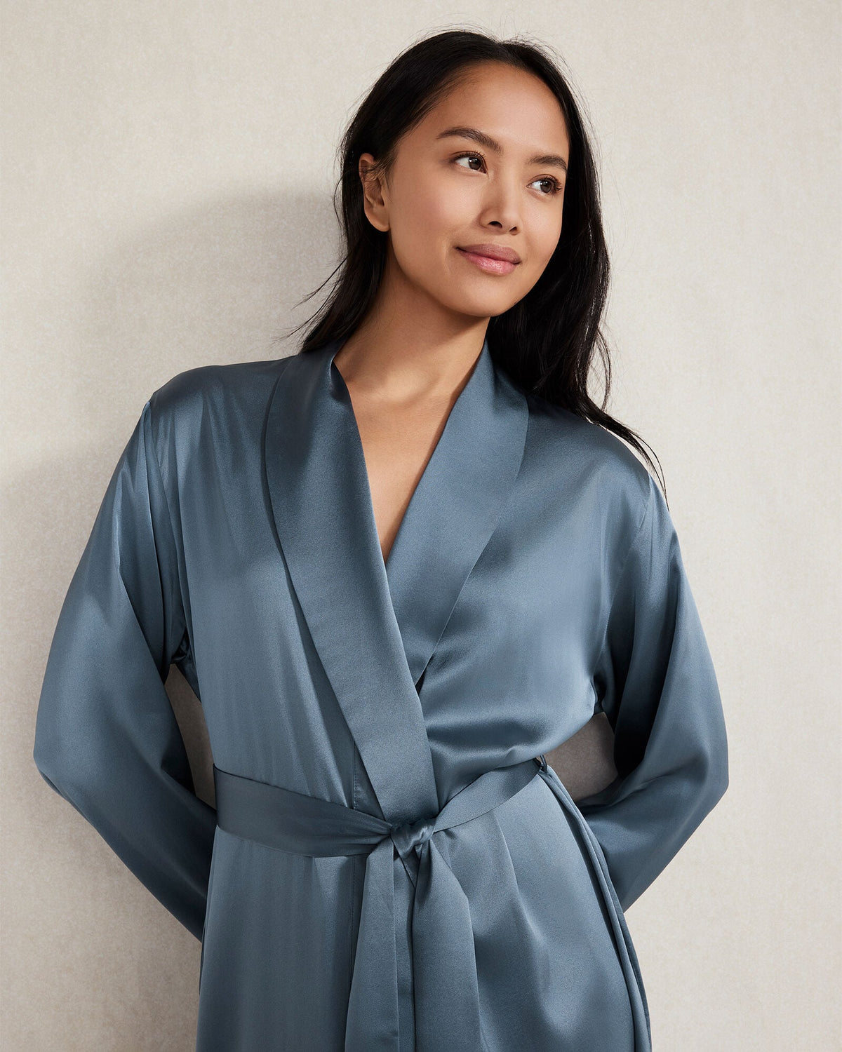WASHABLE SILK ROBE