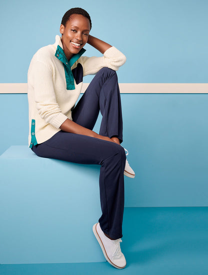 OUT & ABOUT SEAMED BOOTCUT PANTS