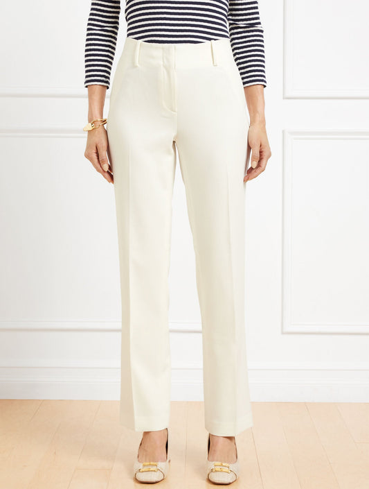TALBOTS SOUTHAMPTON TAILORED STRETCH STRAIGHT LEG PANTS