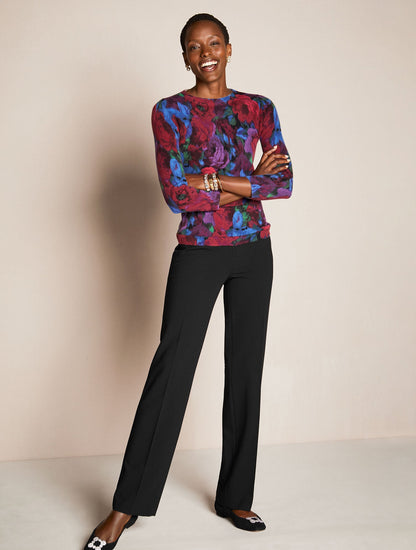 TALBOTS SOUTHAMPTON TAILORED STRETCH STRAIGHT LEG PANTS