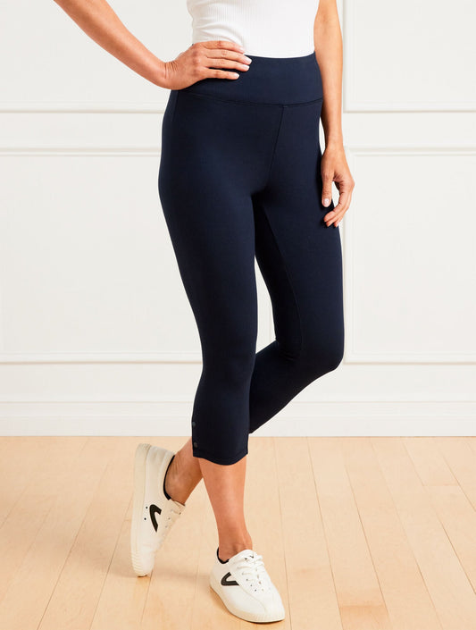 EVERYDAY STRETCH PEDAL PUSHER - SNAP BUTTON HEM