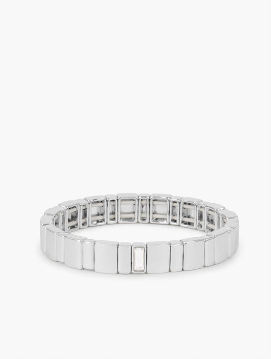 METAL TILES STRETCH BRACELET