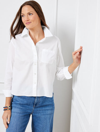 POPLIN SHORT SHIRT