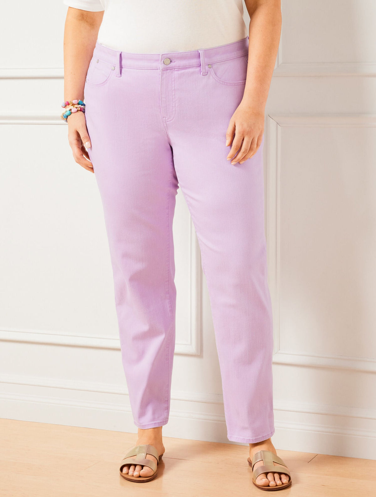 SLIM ANKLE JEANS - PIGMENT DYE