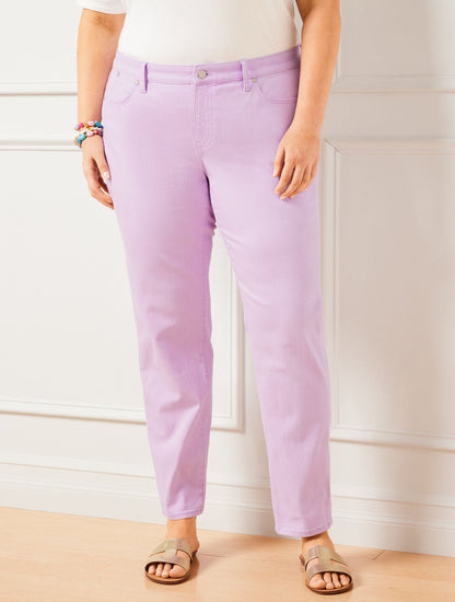 SLIM ANKLE JEANS - PIGMENT DYE