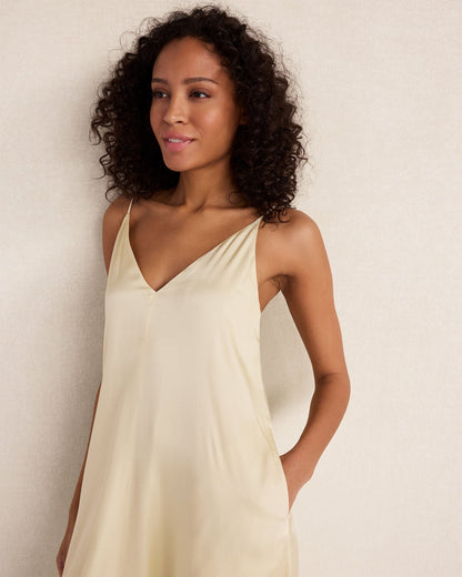 SILKY MAXI DRESS
