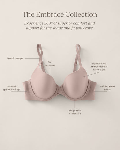 EMBRACE LIGHTLY-LINED PERFECT COVERAGE BRA
