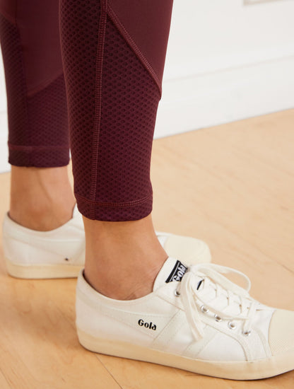 PERFORMANCE INTERLOCK MESH BLOCK LEGGINGS